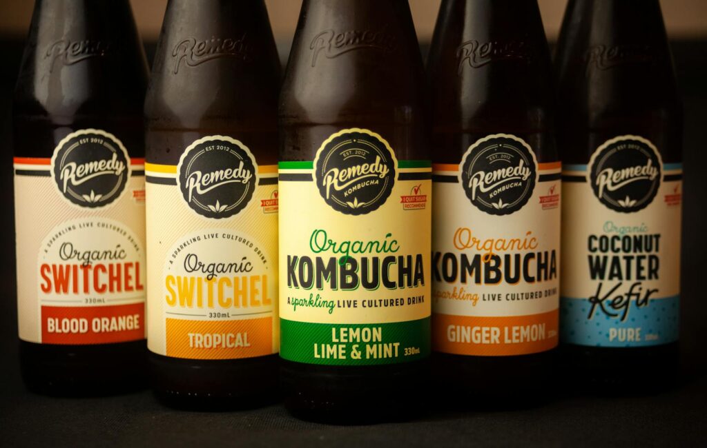 Hvad er sundt at drikke? 8 Bottles of Kombucha